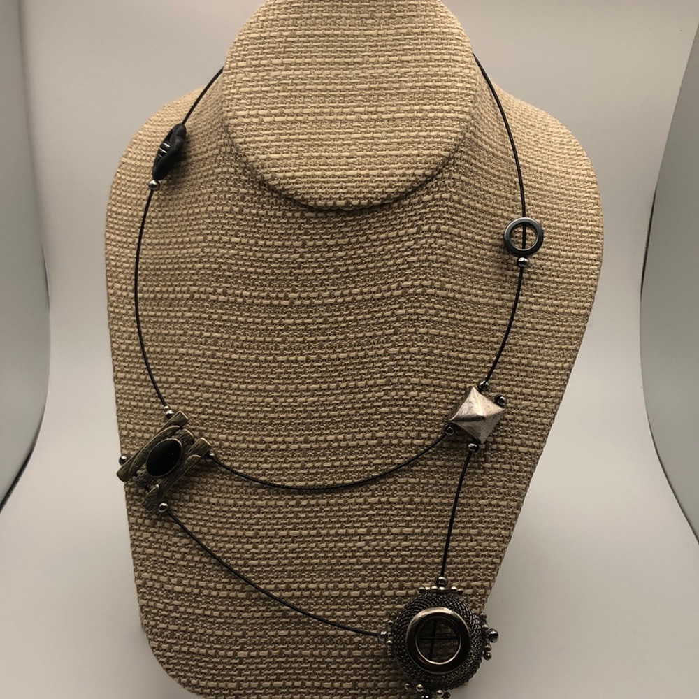 VTG Necklace asymmetrical design. Modern